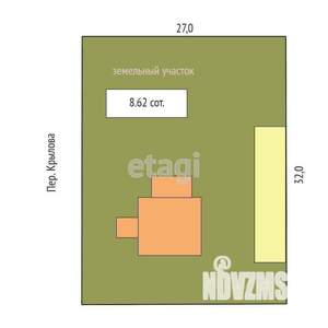Дом 280м², 2-этажный, участок 9 сот.