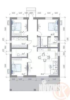 Дом 142м², 1-этажный, участок 5 сот.