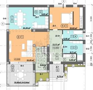 Дом 290м², 2-этажный, участок 7 сот.