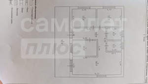Дом 123м², 1-этажный, участок 7 сот.  