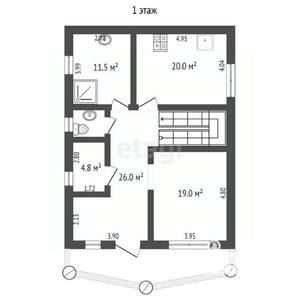 Дом 265м&sup2;, 5-этажный, участок 6 сот.  