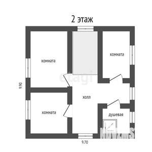 Дом 153м², 2-этажный, участок 6 сот.  