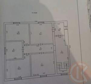 Дом 222м&sup2;, 2-этажный, участок 6 сот.  
