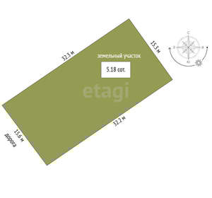 Дом 150м², 1-этажный, участок 5 сот.  