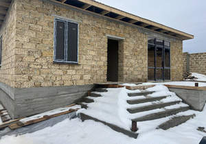 Дом 100м&sup2;, 1-этажный, участок 8 сот.  