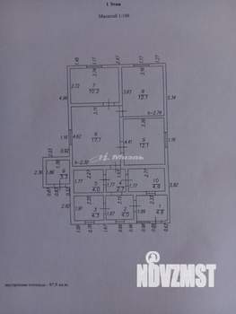 Дом 88м&sup2;, 1-этажный, участок 3 сот.  