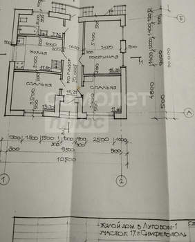 Дом 90м&sup2;, 1-этажный, участок 8 сот.  
