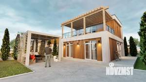 Дом 117м&sup2;, 2-этажный, участок 3 сот.  