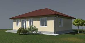 Дом 100м&sup2;, 1-этажный, участок 4 сот.  