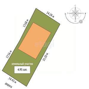 Дом 236м&sup2;, 2-этажный, участок 4 сот.  