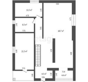 Дом 289м², 3-этажный, участок 6 сот.  