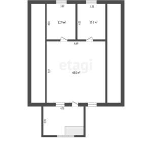 Дом 225м², 2-этажный, участок 8 сот.  