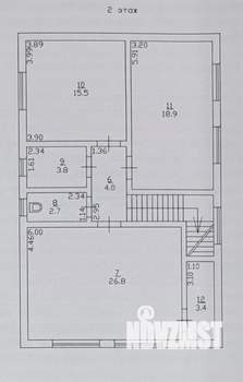 Коттедж 245м², 2-этажный, участок 4 сот.  