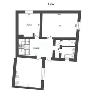 Дом 177м², 2-этажный, участок 3 сот.  