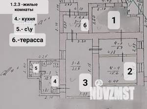 Дом 90м², 1-этажный, участок 5 сот.  