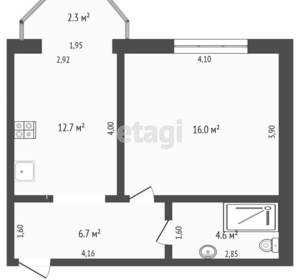 1-к квартира, на длительный срок, 39м2, 5/10 этаж