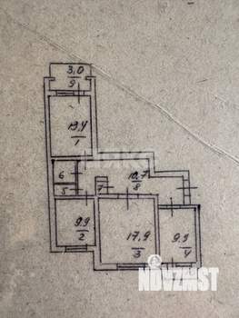 3-к квартира, вторичка, 67м2, 2/10 этаж
