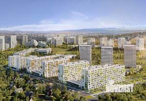 1-к квартира, строящийся дом, 34м2, 4/9 этаж