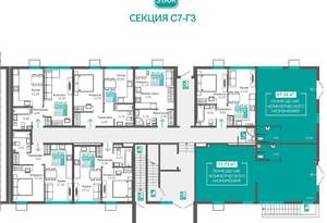 1-к квартира, вторичка, 23м2, 1/9 этаж