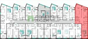 2-к квартира, вторичка, 65м2, 2/9 этаж