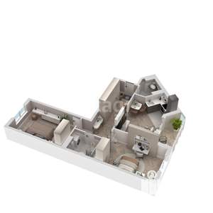 2-к квартира, вторичка, 66м2, 8/11 этаж