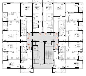 2-к квартира, вторичка, 67м2, 11/16 этаж