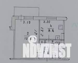 1-к квартира, вторичка, 36м2, 8/9 этаж