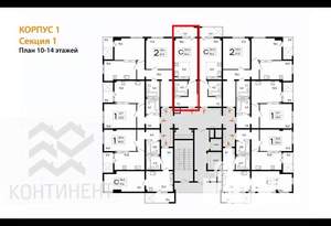 Студия квартира, вторичка, 34м2, 13/16 этаж