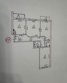 3-к квартира, вторичка, 97м2, 11/11 этаж
