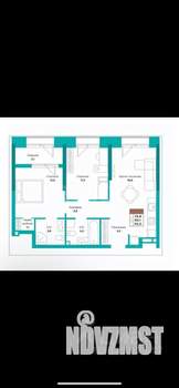 2-к квартира, вторичка, 62м2, 5/16 этаж