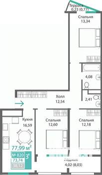 Фото квартиры на продажу (1)