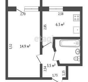 1-к квартира, вторичка, 28м2, 5/5 этаж