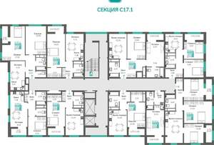 1-к квартира, вторичка, 43м2, 11/16 этаж