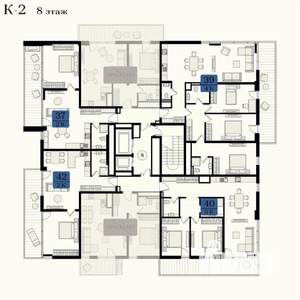 4-к квартира, вторичка, 125м2, 8/12 этаж