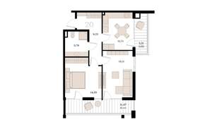 2-к квартира, вторичка, 62м2, 5/8 этаж