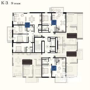 2-к квартира, вторичка, 53м2, 9/12 этаж