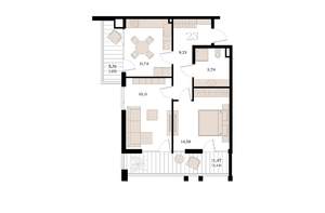 2-к квартира, вторичка, 62м2, 5/8 этаж