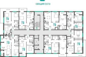 2-к квартира, вторичка, 62м2, 7/16 этаж