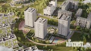 2-к квартира, строящийся дом, 62м2, 2/16 этаж
