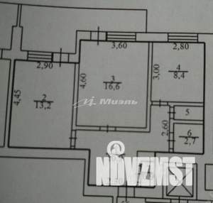 2-к квартира, вторичка, 54м2, 5/10 этаж