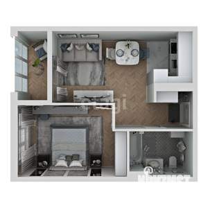 1-к квартира, вторичка, 39м2, 2/17 этаж