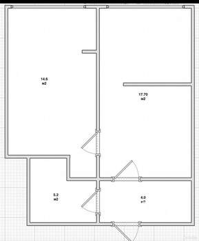 1-к квартира, вторичка, 42м2, 8/11 этаж