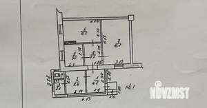 2-к квартира, вторичка, 48м2, 1/1 этаж