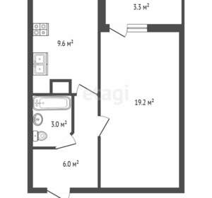 1-к квартира, вторичка, 38м2, 7/10 этаж