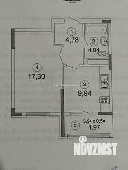 1-к квартира, вторичка, 41м2, 6/14 этаж