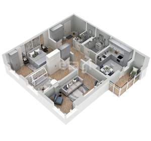 3-к квартира, вторичка, 88м2, 9/16 этаж