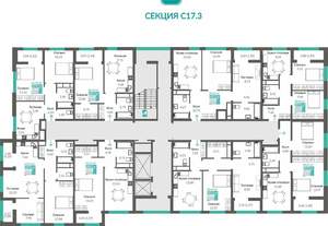 1-к квартира, вторичка, 39м2, 10/16 этаж