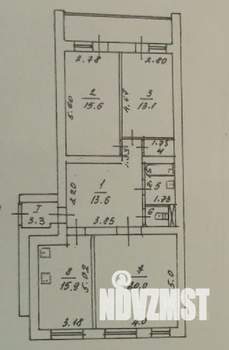 3-к квартира, вторичка, 92м2, 5/9 этаж