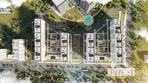 1-к квартира, строящийся дом, 35м2, 1/9 этаж