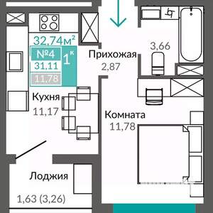 Фото квартиры на продажу (1)